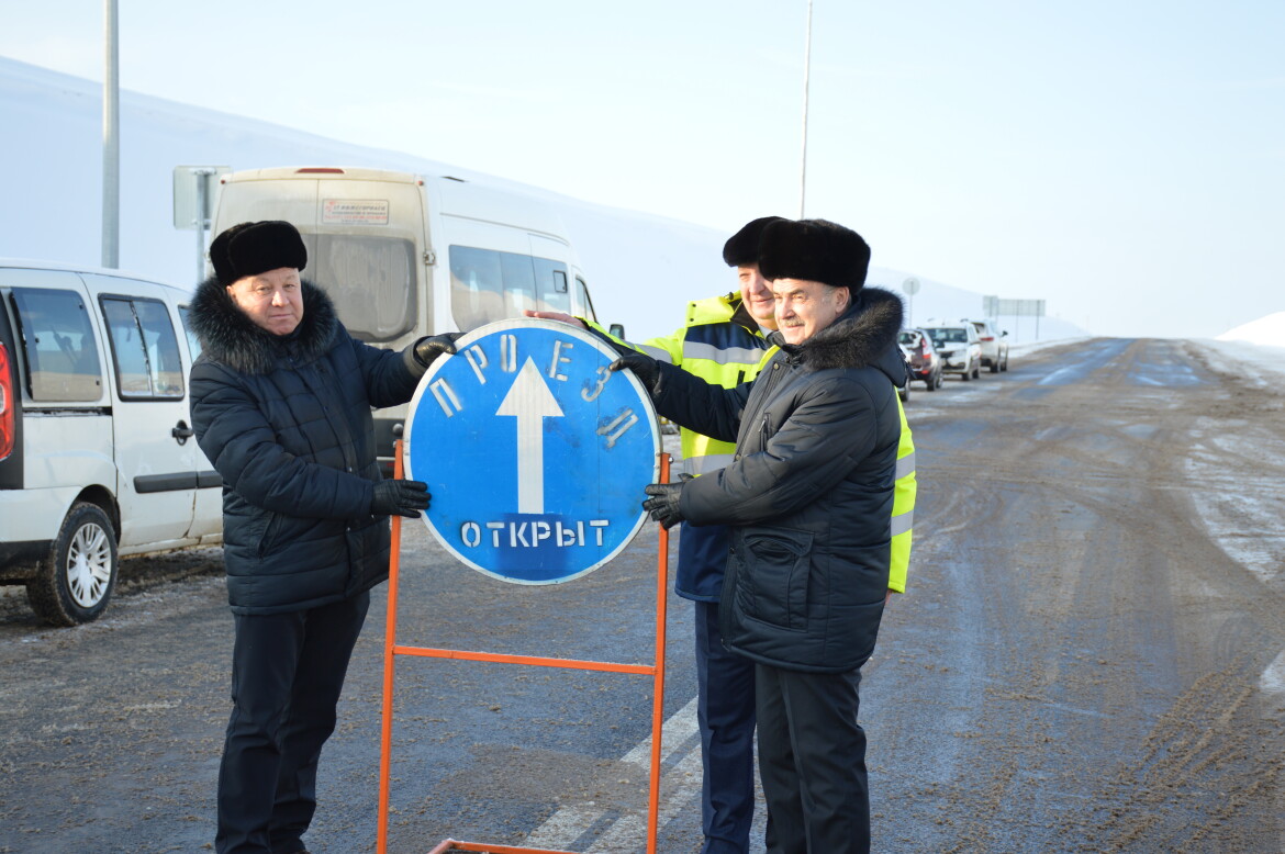 В Татарстане открыто движение по новой дороге в обход села Сарманово длиной  более 8,3 км