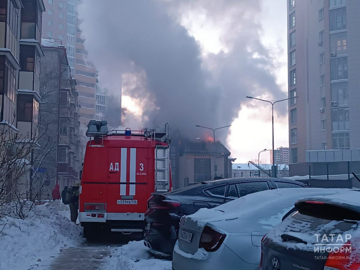 Пожар в гостинице «Астория» в Казани локализован | 14.01.2024 | Казань -  БезФормата