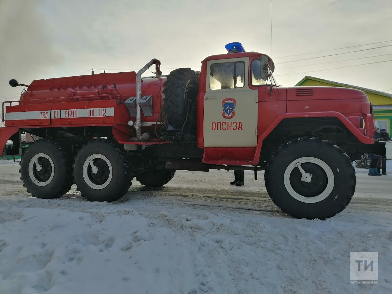 В одном из сел Татарстана загорелись частный дом и сарай, в пожаре погиб  хозяин дома