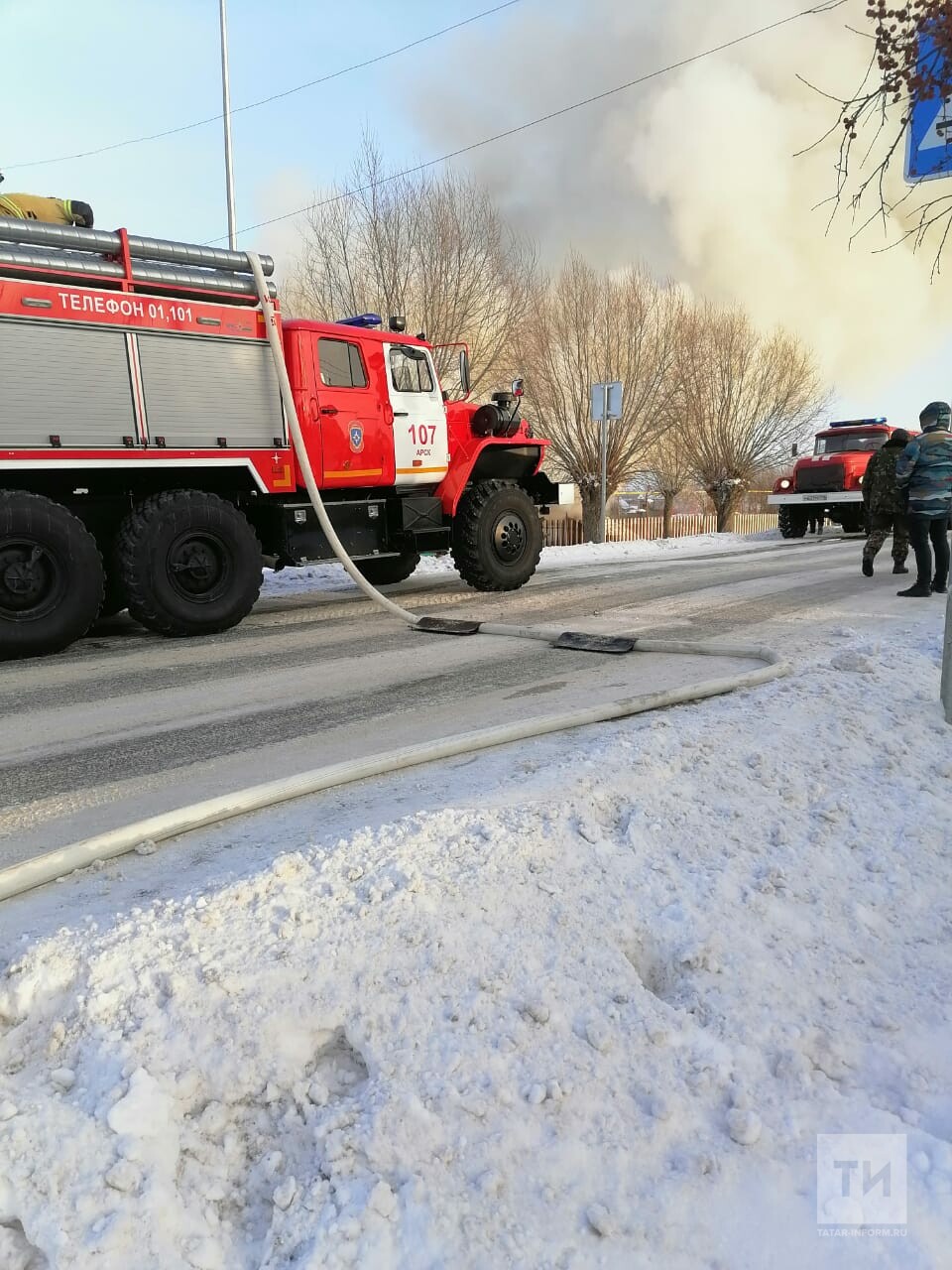 В одном из сел Татарстана загорелись частный дом и сарай, в пожаре погиб  хозяин дома