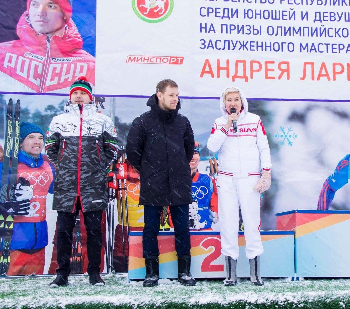Ольга Павлова поприветствовала участников первенства Татарстана по лыжным гонкам