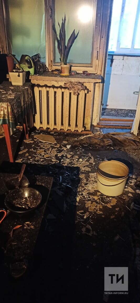 В Лениногорске сестра потушила пожар в квартире брата и нашла его мертвым