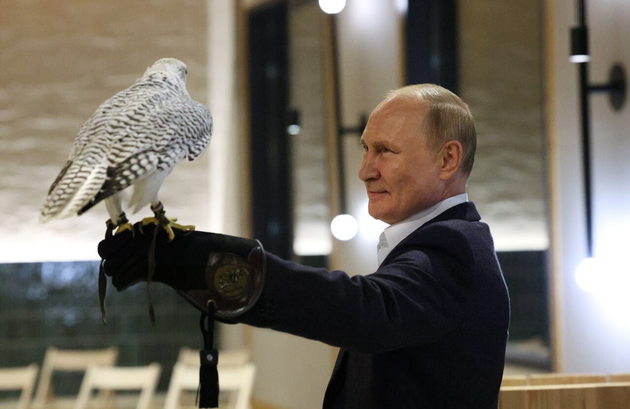 Путин встретился с орнитологами центра по сохранению редких видов хищных птиц