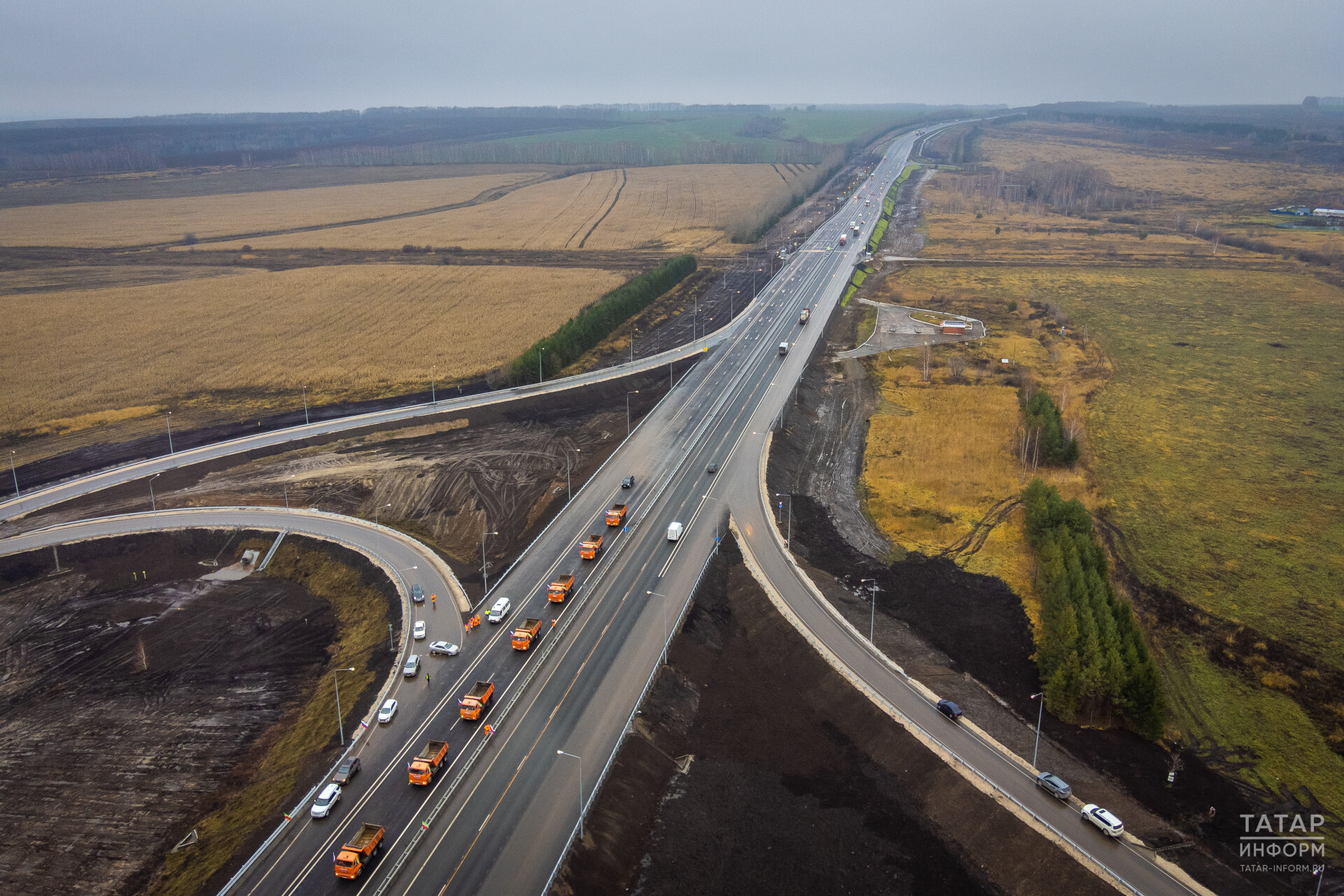 На ускорение строительства новых участков М7 «Волга» выделят около 710 рублей