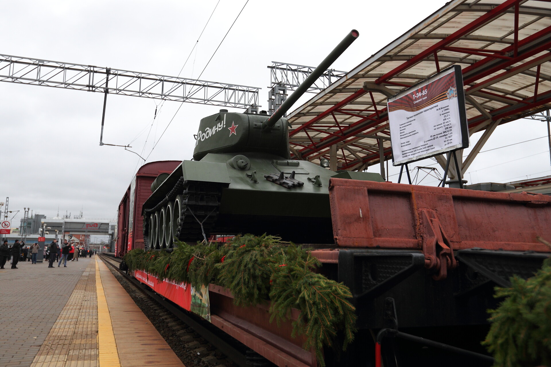 Передвижная экспозиция «Поезд Победы» сегодня будет работать на вокзале Нурлата
