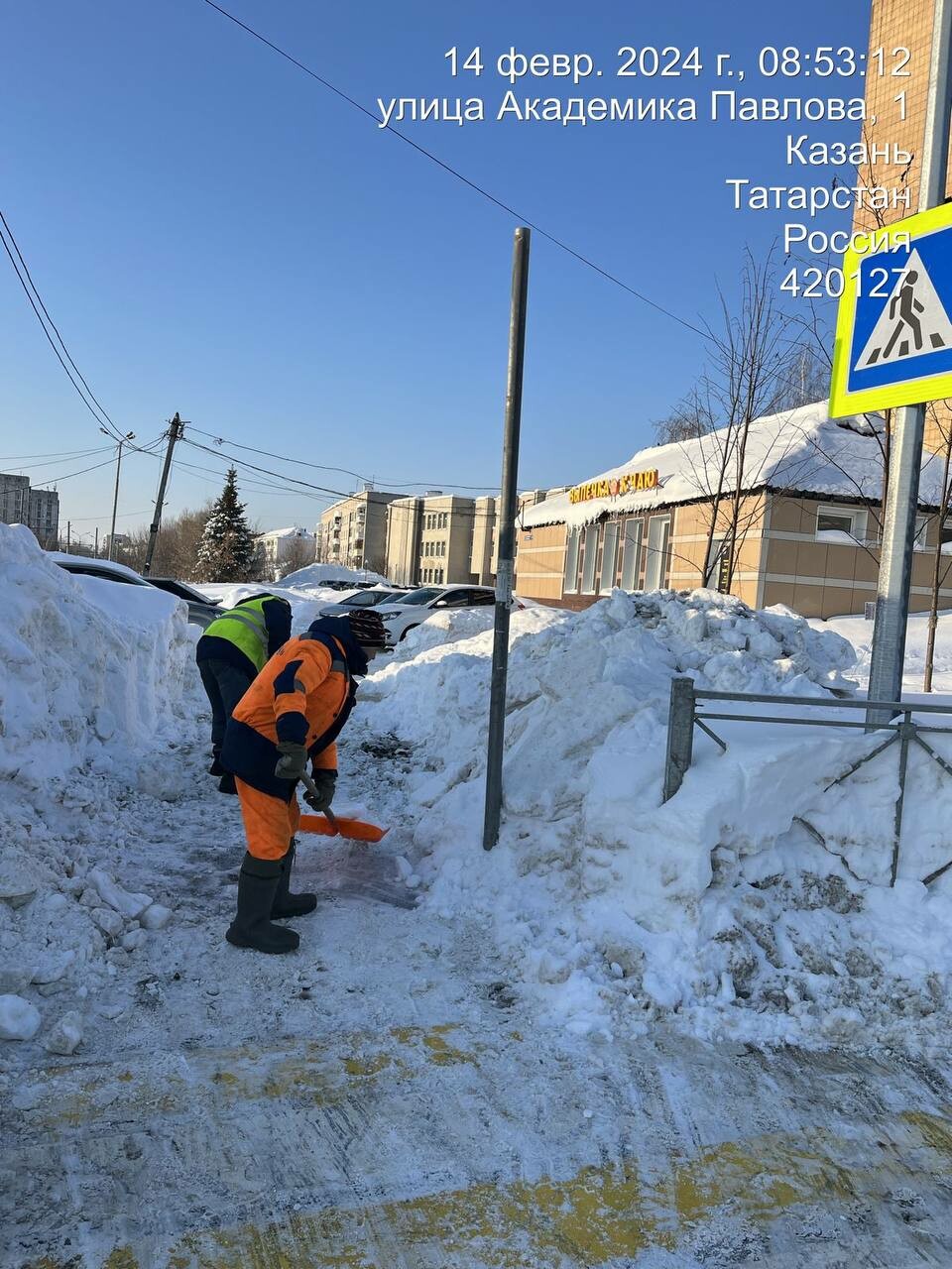 С улиц Казани убрали еще 30 тыс. тонн снега