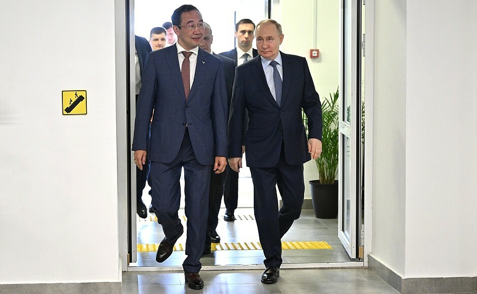 Путин в Якутске ознакомился с инновационными проектами «Квартала труда»