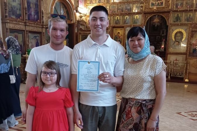 «С верою служить стране»: перед СВО 19-летний боец принял крещение
