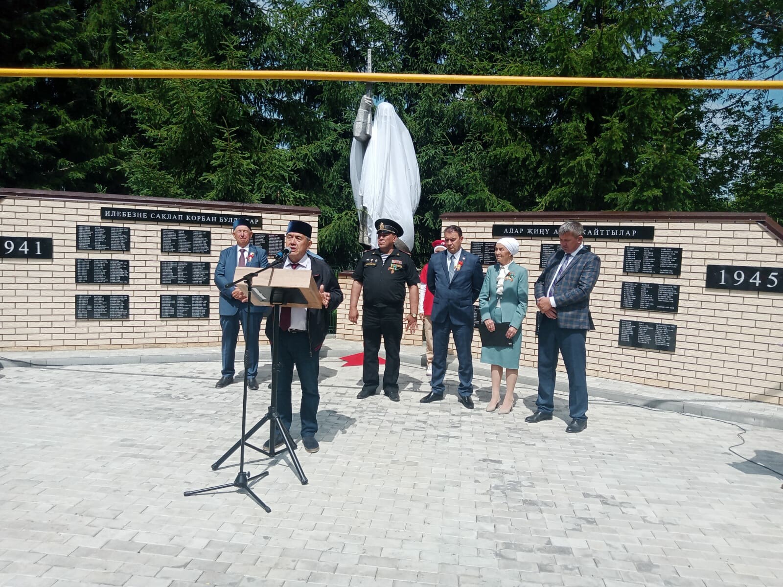 В Буинском районе открыли мемориал павшим в Великой Отечественной войне