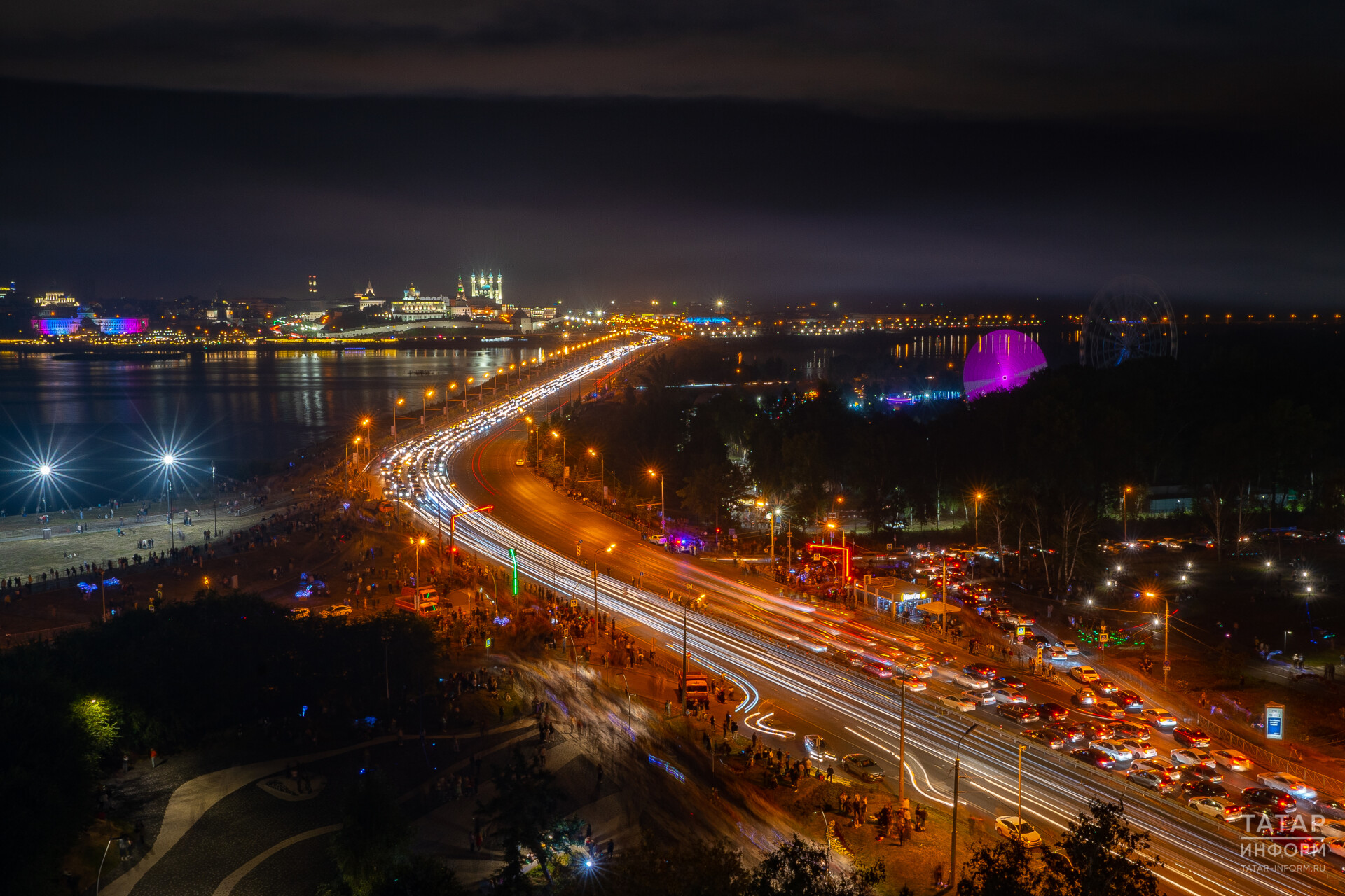 Центр столицы Татарстана перекроют на время забега «Ночная Казань»