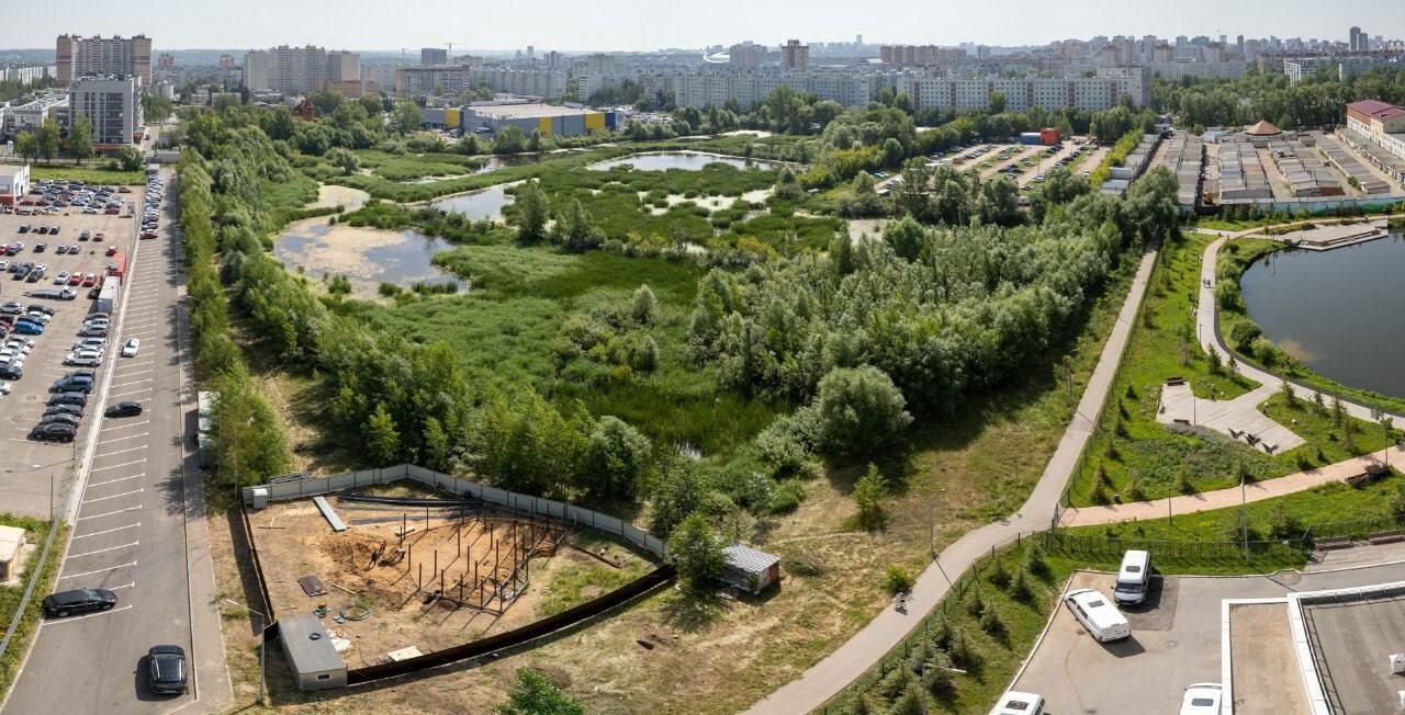 В Казани началось благоустройство территории у Большого Чайкового озера