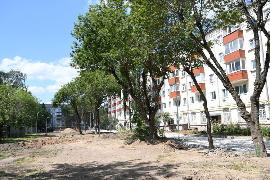 В Московском районе Казани создают первый двор по принципам сбережения ресурсов