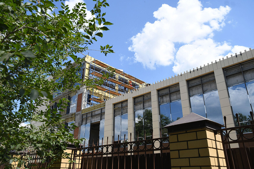 Новый корпус татарской гимназии №2 в Казани завершат к 1 сентября