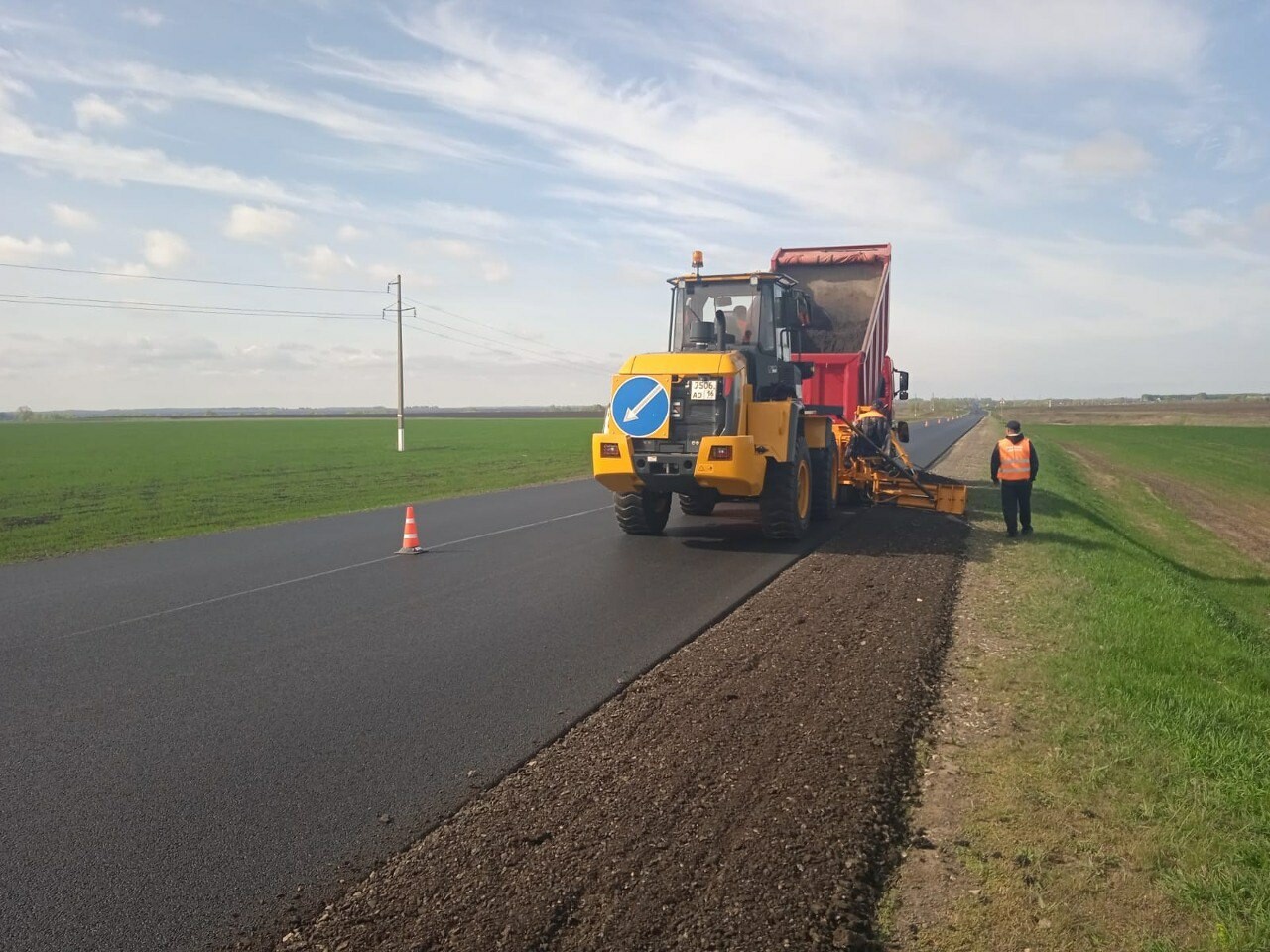 В Алексеевском районе по нацпроекту отремонтировали почти 1,5 км дороги