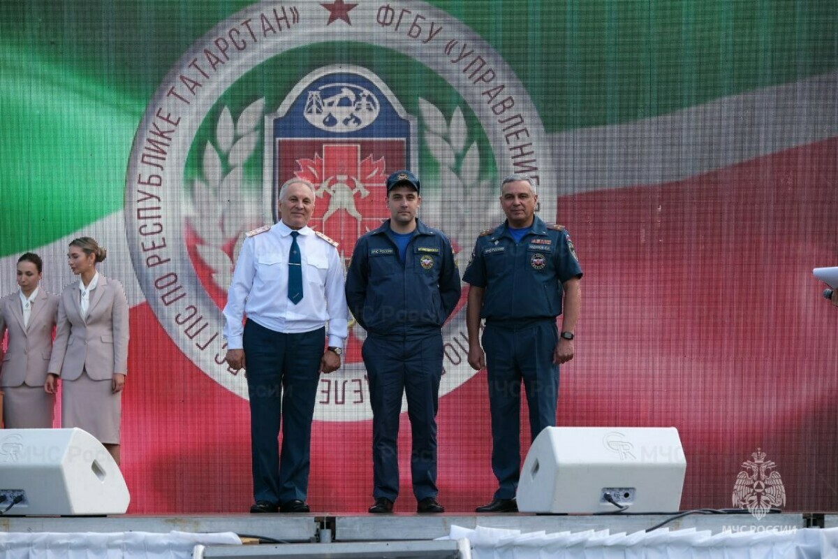 В Нижнекамске отметили 55-летие отряда Федеральной противопожарной службы