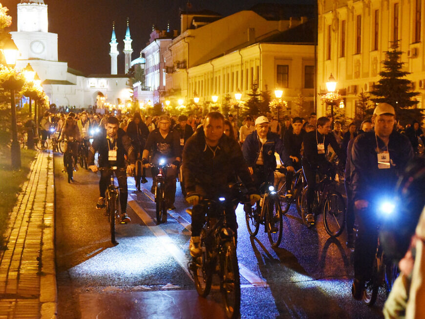 В Казани перекроют улицы на время проведения «Ночного велофеста»