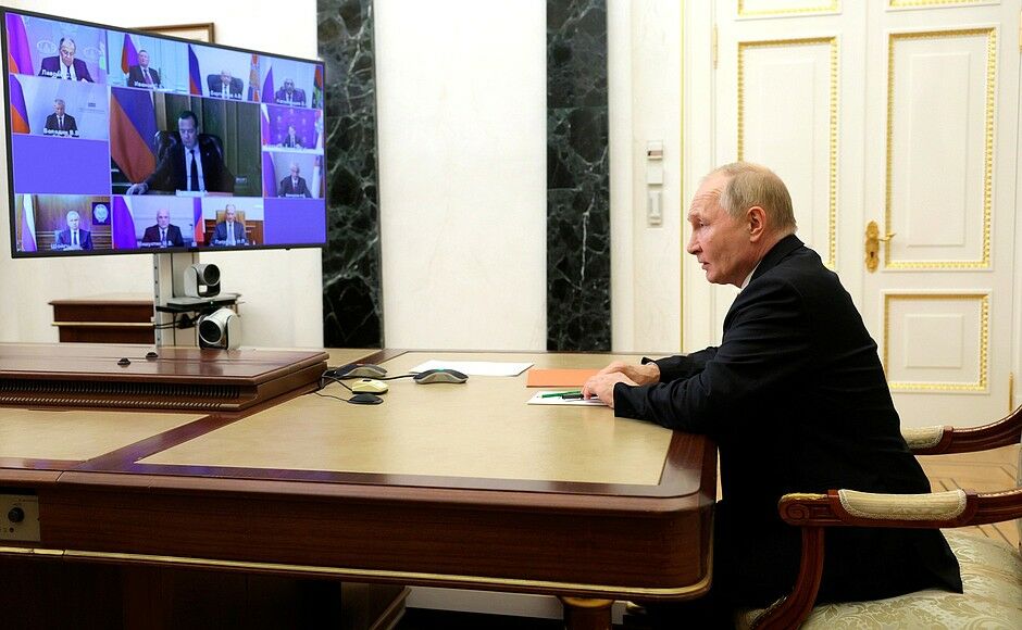 Путин и Совбез обсудили вопросы международной повестки