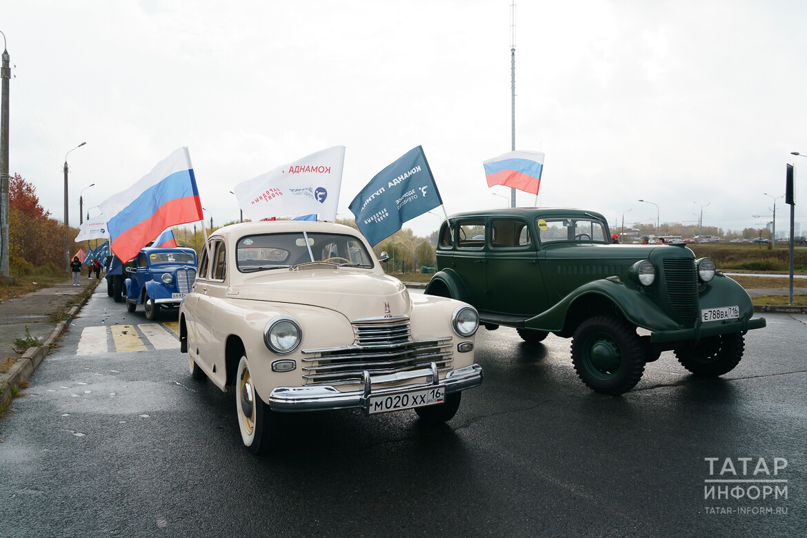 В столице Татарстана прошел автопробег «Команды Путина»