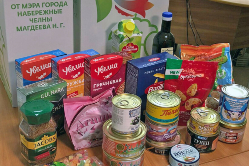 Мэр Челнов подарил семьям бойцов СВО более 1 тыс. продуктовых наборов к 30 августа