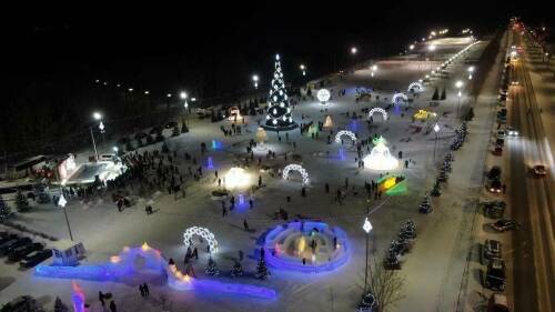 В нижнекамском парке «Семья» появятся горки, ледовые фигуры и лабиринты