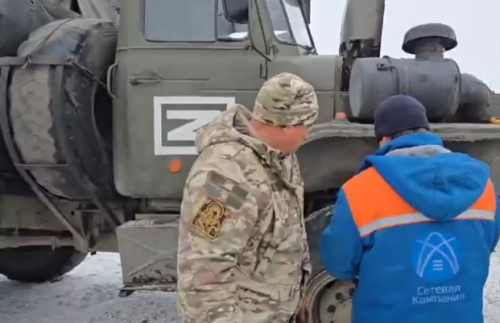 В Буинске оказали помощь грузовику, который перевозил партию помощи в зону СВО