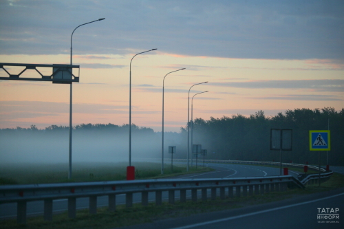 В Татарстане за 250 млн рублей осветят участки трассы М7