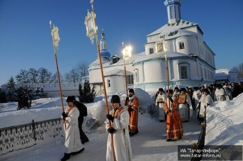 Крещенские купания в Раифе