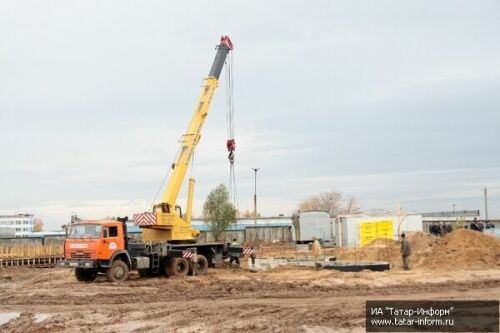 В Казани строят новые снегоплавильные камеры