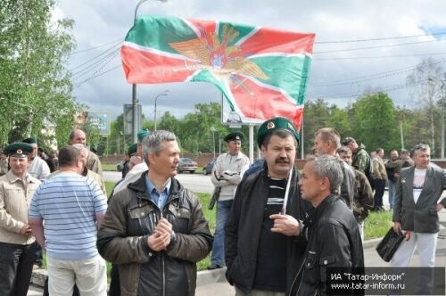 Митинг в Казани, посвященный Дню пограничника