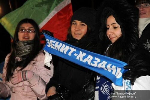 «Зенит» привез кубок Лиги чемпионов в Казань