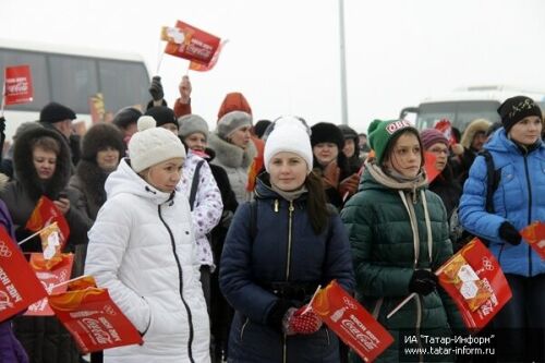 Эстафета Олимпийского огня прошла в Болгаре