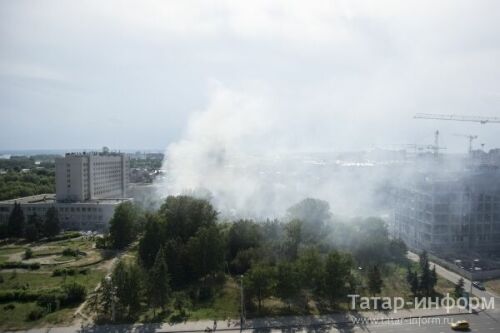  Пожар в районе Энергоуниверситета