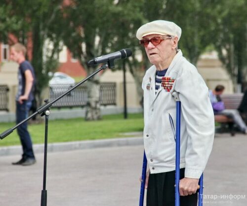 Митинг в честь Дня памяти и скорби в парке Победы