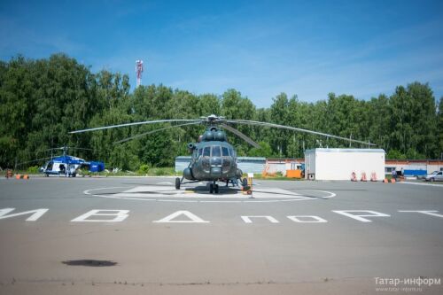 Пресс-тур в штаб Авиаотряда спецназначения МВД РТ