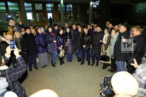 Флешмоб, певцов татарской эстрады в поддержку татарского языка