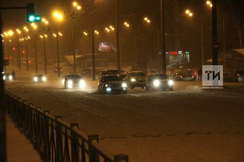 Метель в городе