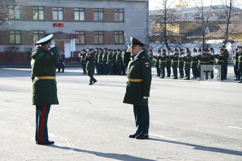 Торжественный выпуск лейтенантов Казанского танкового училища