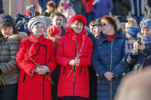 Торжественное открытие первого памятника татарскому народному поэту Габдулле Тукаю г.Уфа