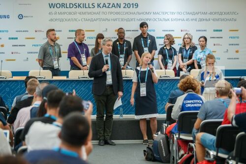 В Kazan Expo презентовали медиацентр для журналистов WorldSkills