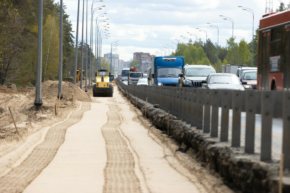 До конца года ограничат проезд в районе реконструкции Горьковского шоссе