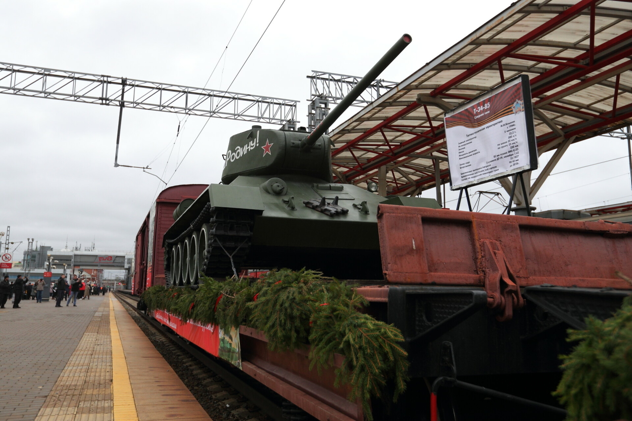 Передвижная экспозиция «Поезд Победы» завтра будет работать на вокзале  Казани