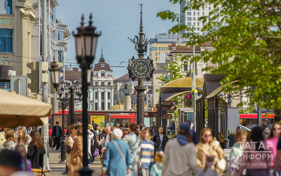 Стало известно, когда на Баумана в Казани заработают часы