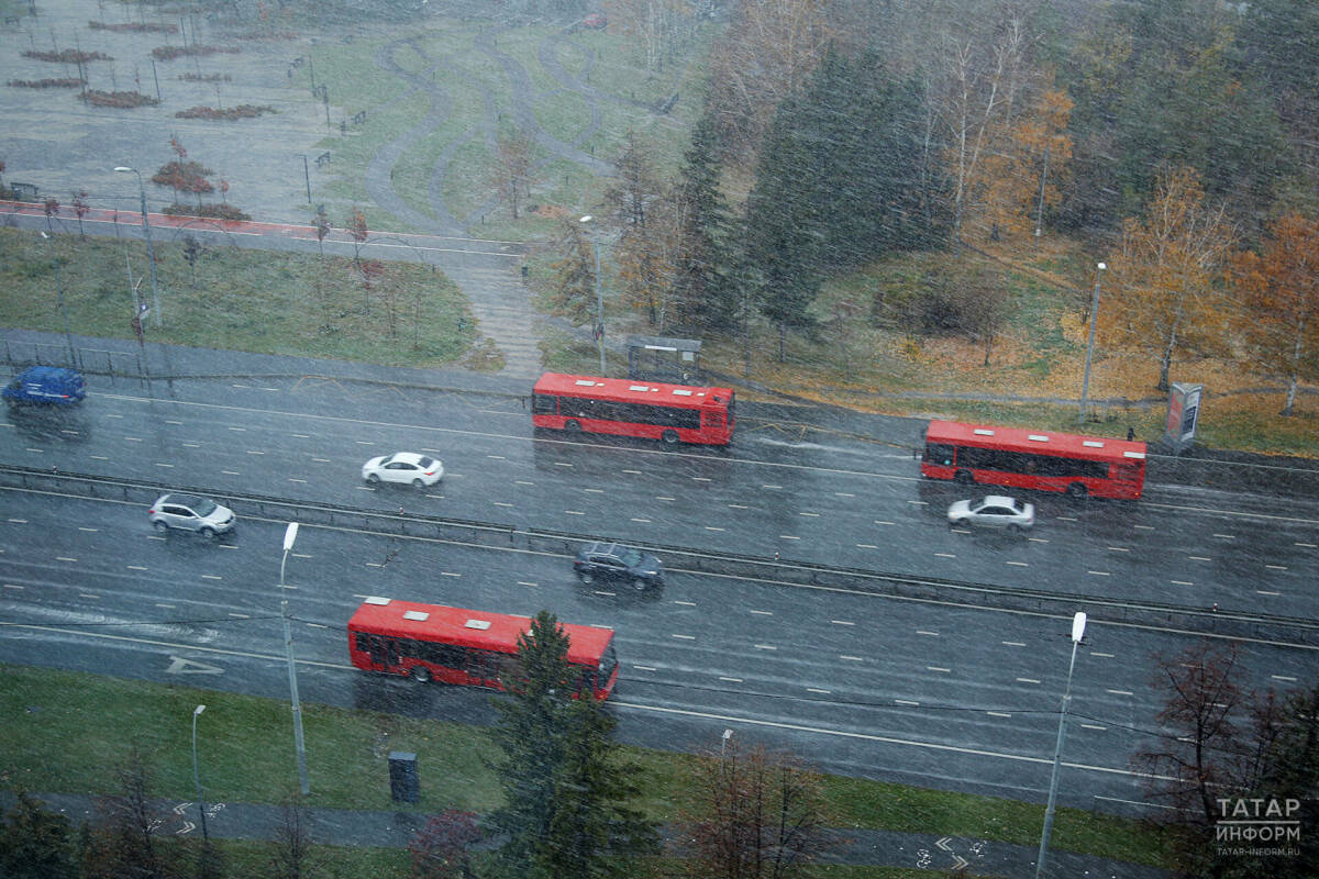 Водителей в Татарстане предупредили об ухудшении погодных условий