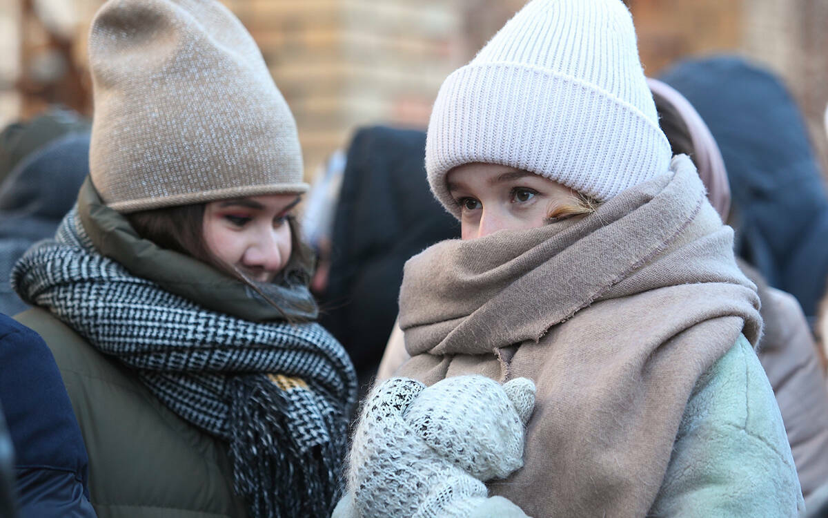 На выходных в Татарстане похолодает до −18 градусов