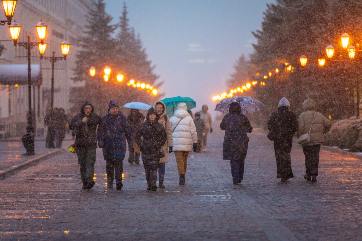 В Татарстане ожидаются мокрый снег, дождь и до 3 градусов тепла