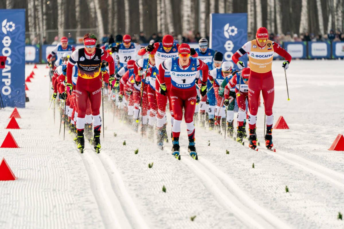 Сегодня в Казани состоятся лыжные гонки смешанным стартом в рамках Чемпионата России